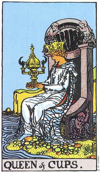 Reina de Copas — arcano menor del tarot
